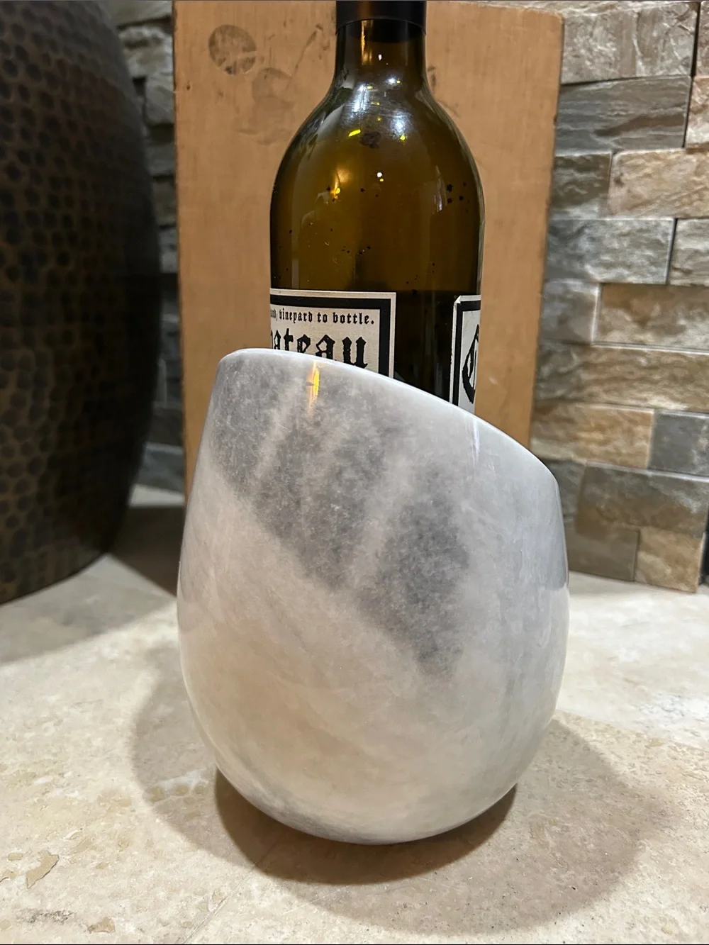 Simon Pearce Marble Wine Chiller